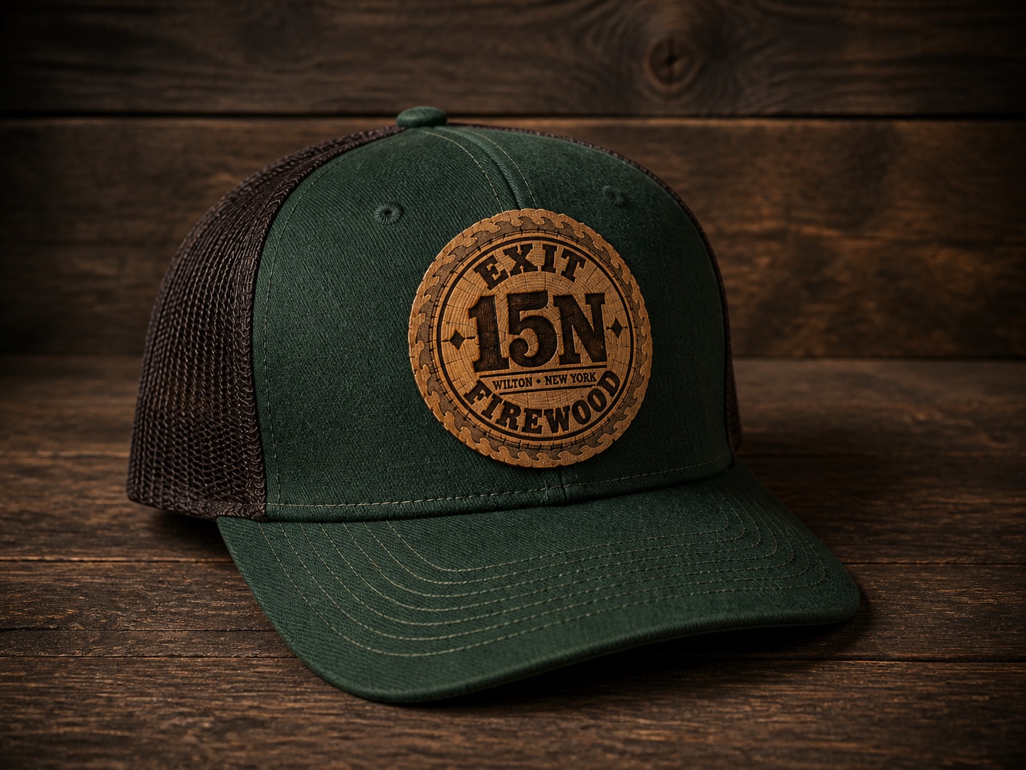 Heritage Trucker Hat in Forest green